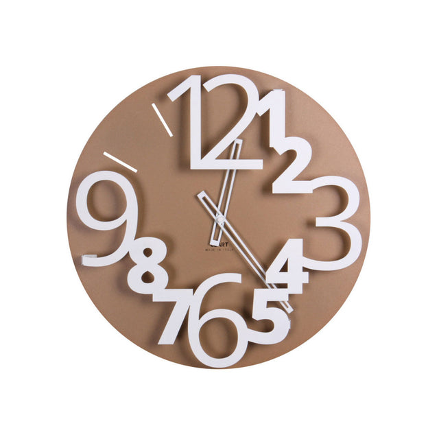 Orologio da parete Arabo Ceart in metallo con numeri in rilievo 45 cm