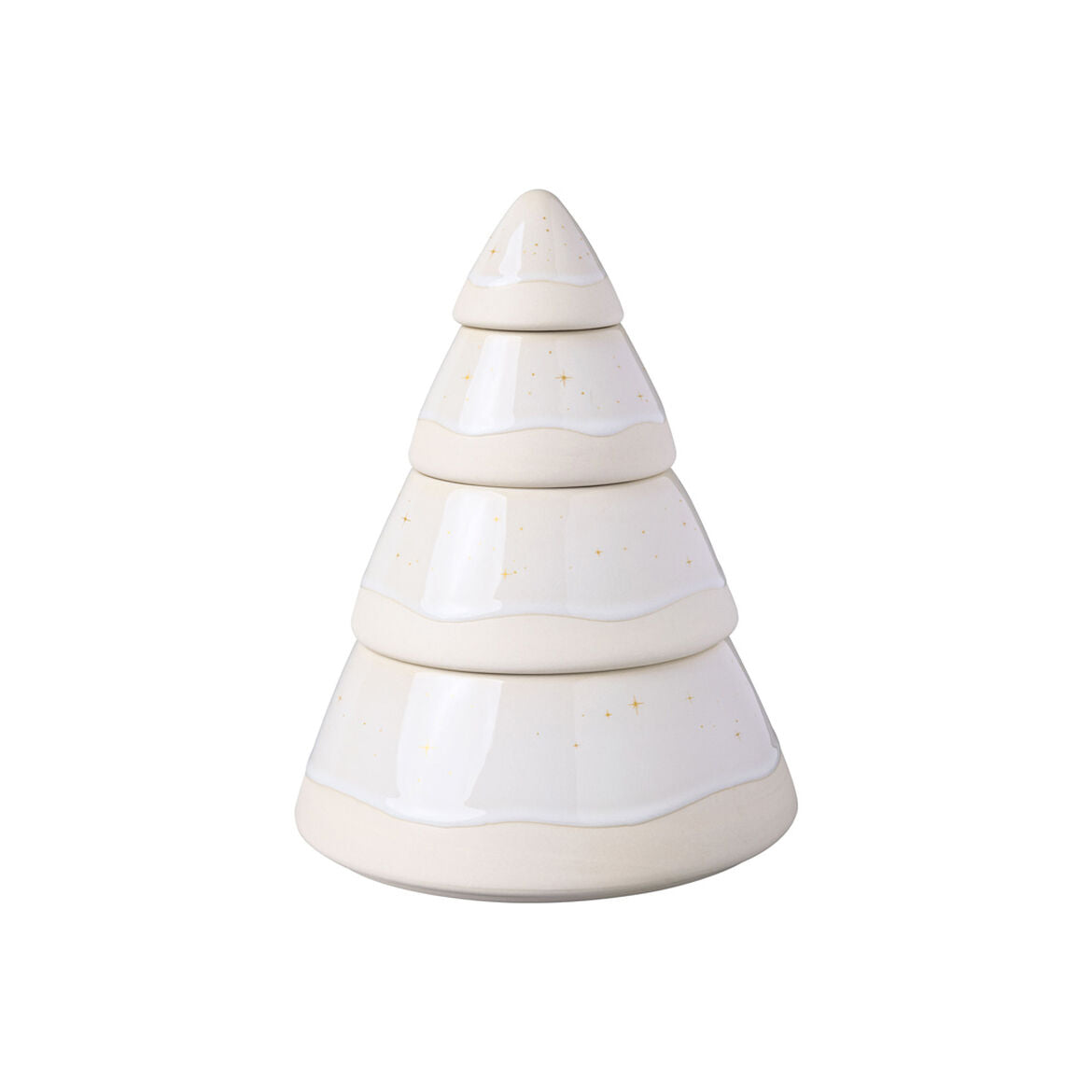 Barattolo Albero Winter Glow Villeroy & Boch in porcellana 18 cm