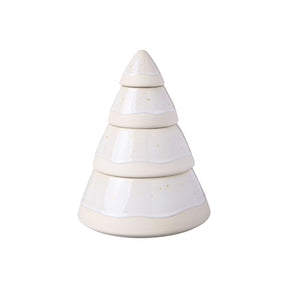 Barattolo Albero Winter Glow Villeroy & Boch in porcellana 18 cm