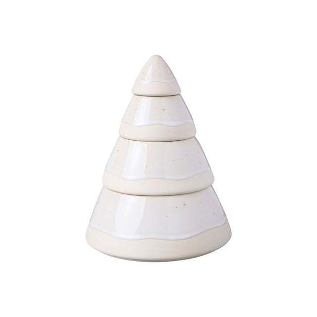 Barattolo Albero Winter Glow Villeroy & Boch in porcellana 18 cm