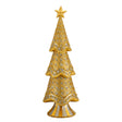 Albero di Natale Palais Royal in resina color oro 43 cm