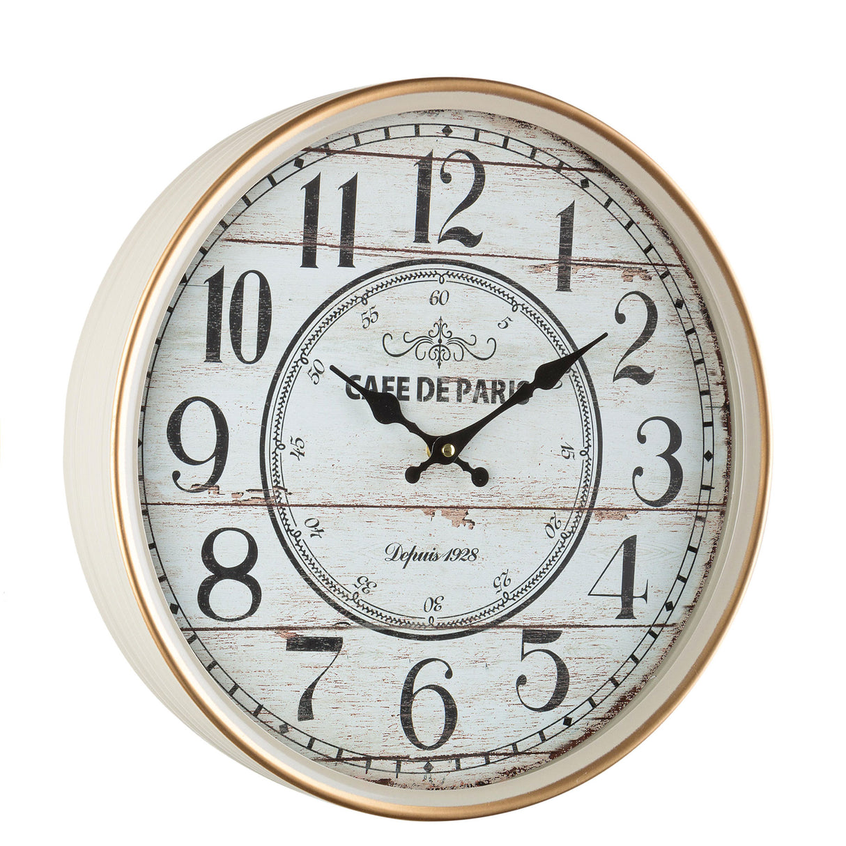 Orologio da parete Bistrot Bizzotto in metallo stile retrò 40 cm