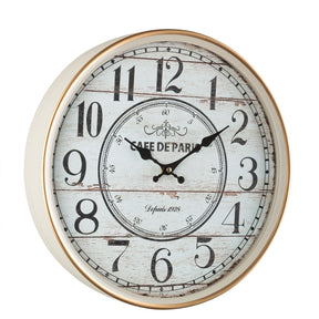 Orologio da parete Bistrot Bizzotto in metallo stile retrò 40 cm