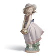 Statuina Bimba Deliziosa Innocenza Lladrò in porcellana 18x6 cm