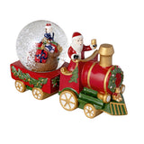 Treno di Natale Villeroy & Boch in porcellana con sfera di neve 22 cm