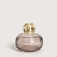 Lampada catalitica Lampe Berger Enigma in vetro marrone con montatura oro