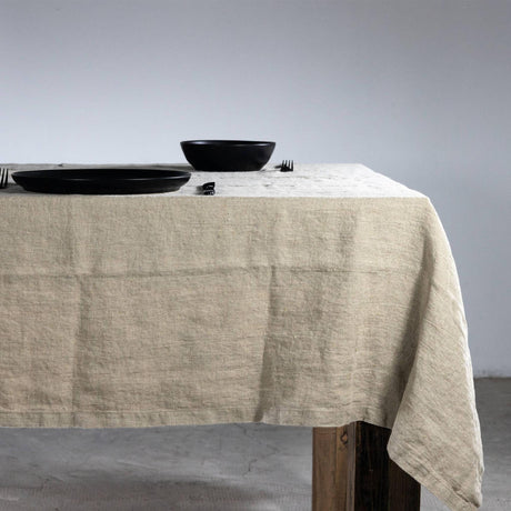 Tovaglia Simple Day in lino 100% colore naturale 160x260 cm