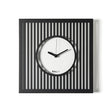 Orologio da parete Tiffany Arti & Mestieri in ferro nero e bianco marmo
