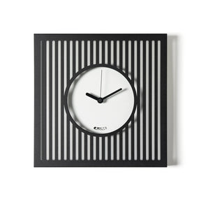 Orologio da parete Tiffany Arti & Mestieri in ferro nero e bianco marmo