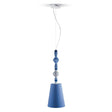 Lampada a sospensione Belle de Nuit Lladrò in porcellana 170x23 cm