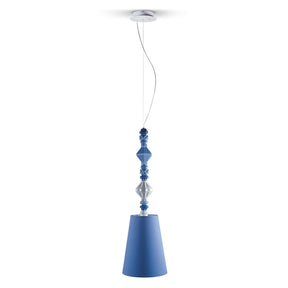 Lampada a sospensione Belle de Nuit Lladrò in porcellana 170x23 cm