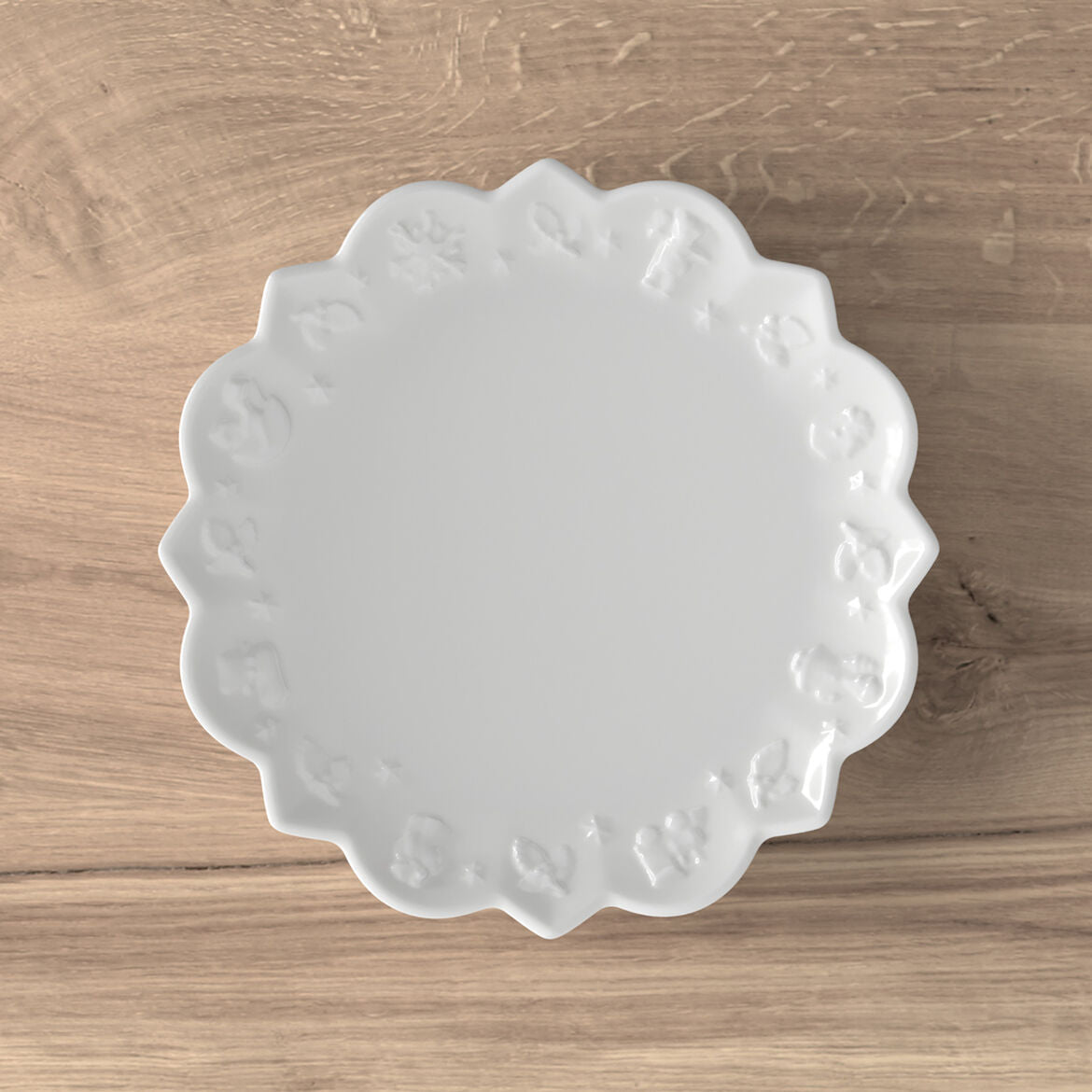 Piattino Toy's Delight Royal Classic Villeroy & Boch in porcellana bianca