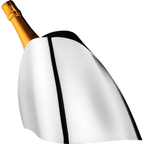 Secchiello champagne Indulgence Georg Jensen acciaio inox lucidato 28 cm