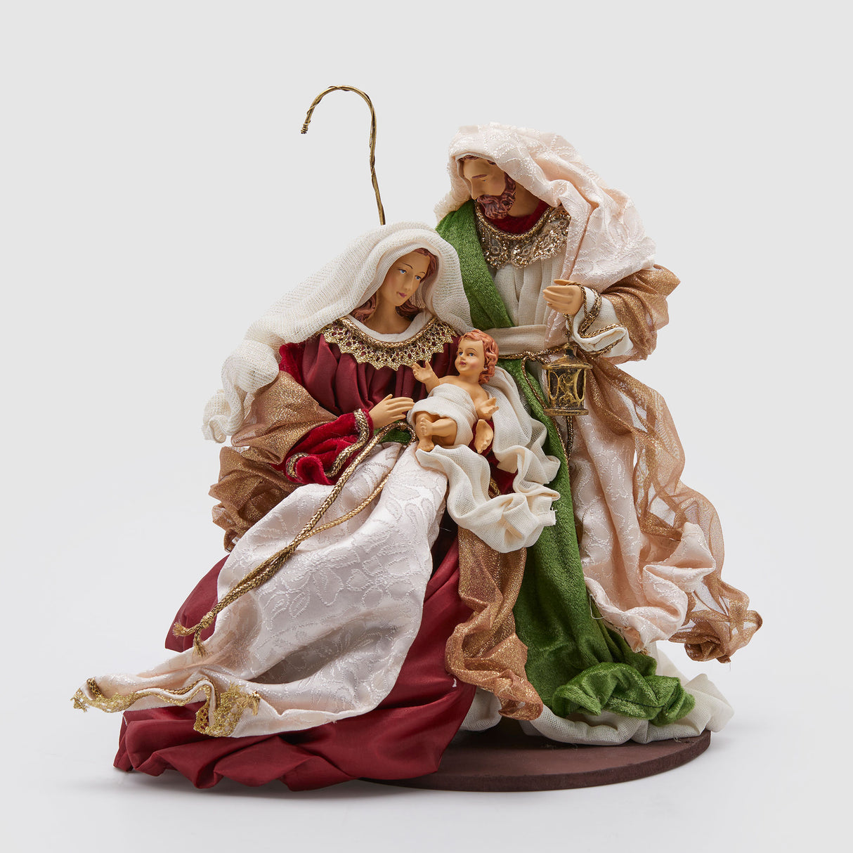 Natività King EDG in tessuto decorativo altezza 40 cm