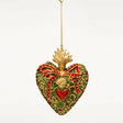 Pendaglio cuore Ex Voto Palais Royal in resina color oro 14 cm