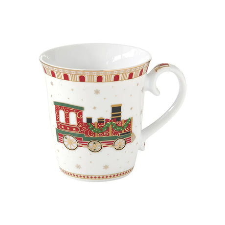 Tazza Mug Polar Express Easy Life in porcellana decoro natalizio 275 ml