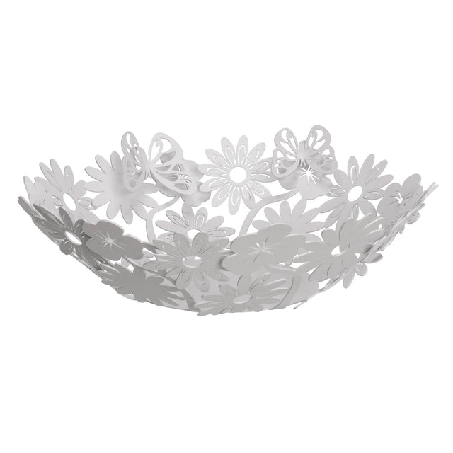 Centrotavola Margherite Arti & Mestieri in metallo bianco grande
