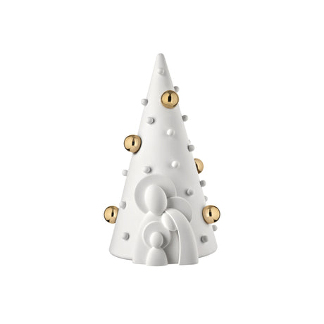 Presepe Natività con albero Bongelli Preziosi in marmorino 15 cm