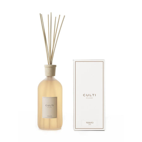 Diffusore a bastoncini Culti Milano in vetro 1L profumo Tessuto