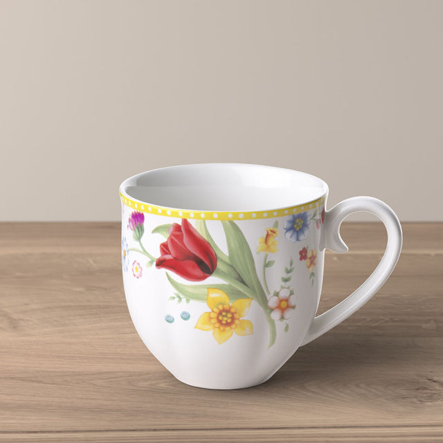 Tazza caffè Spring Awakening Villeroy & Boch con decoro floreale 400 ml