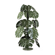 Pianta ornamentale Monstera Arti e Mestieri in metallo verde salvia grande