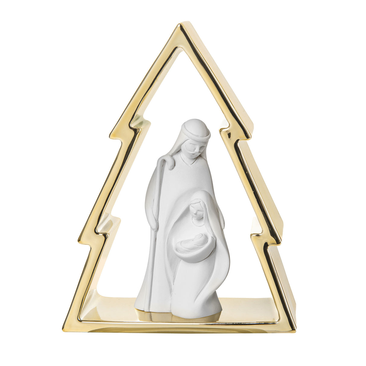 Presepe Natività Bongelli Preziosi in marmorino bianco 16 cm