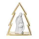 BONGELLI PREZIOSI Nativity Scene Nativity Christmas Tree 16cm Gold
