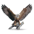 Scultura Aquila Lladrò in porcellana lucida dai toni pastello 48x57 cm