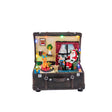 Scena natalizia valigetta Babbo Natale Timstor in resina 16 cm