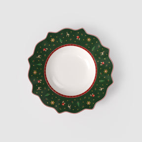 Piatto fondo Toy's Delight Villeroy & Boch in porcellana verde 26 cm