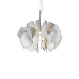Lampada a sospensione Nightbloom Lladrò in porcellana bianca 40 cm