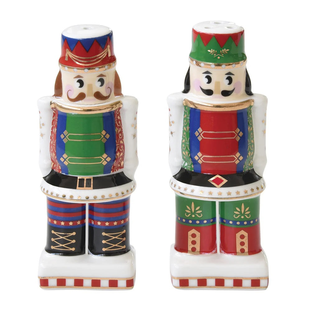 Set sale e pepe Schiaccianoci Easy Life in porcellana 9 cm