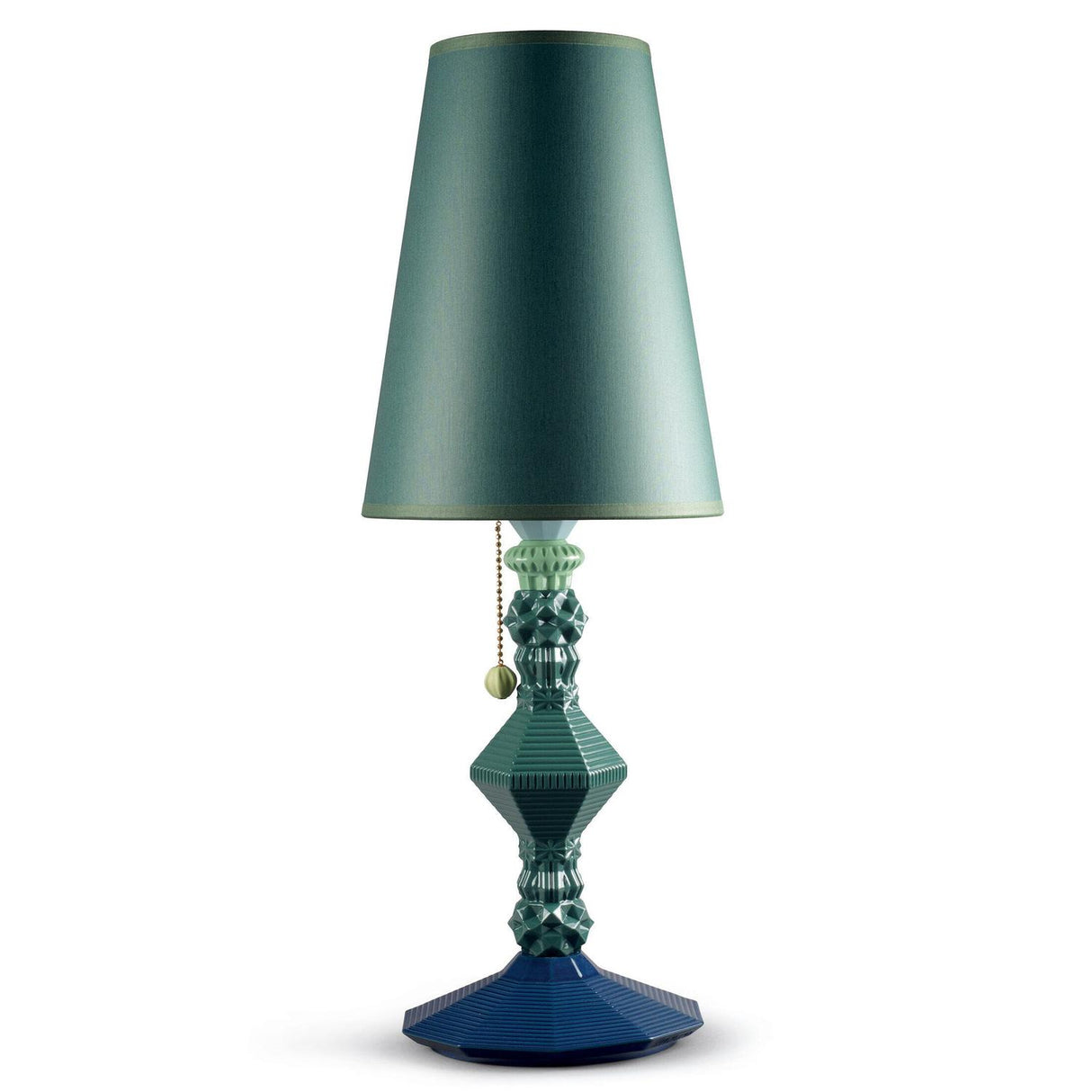 Lampada da tavolo Belle De Nuit Lladrò in porcellana 57x20 cm