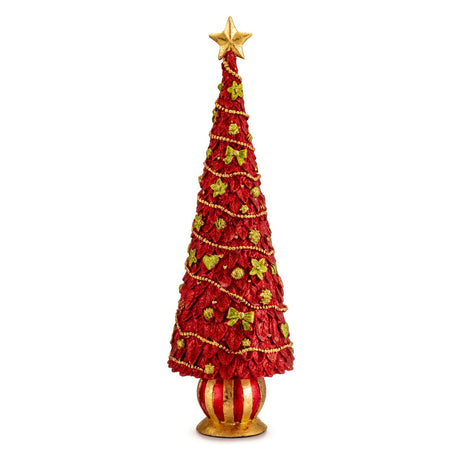 Albero di Natale Palais Royal in resina rossa altezza 43 cm