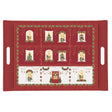 Vassoio con manici Festive Avenue Easy Life in melamina decorata 49x34 cm