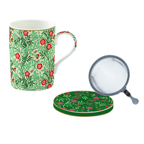Tazza Mug Floral Fantasy Easy Life in porcellana con decoro floreale 350 ml