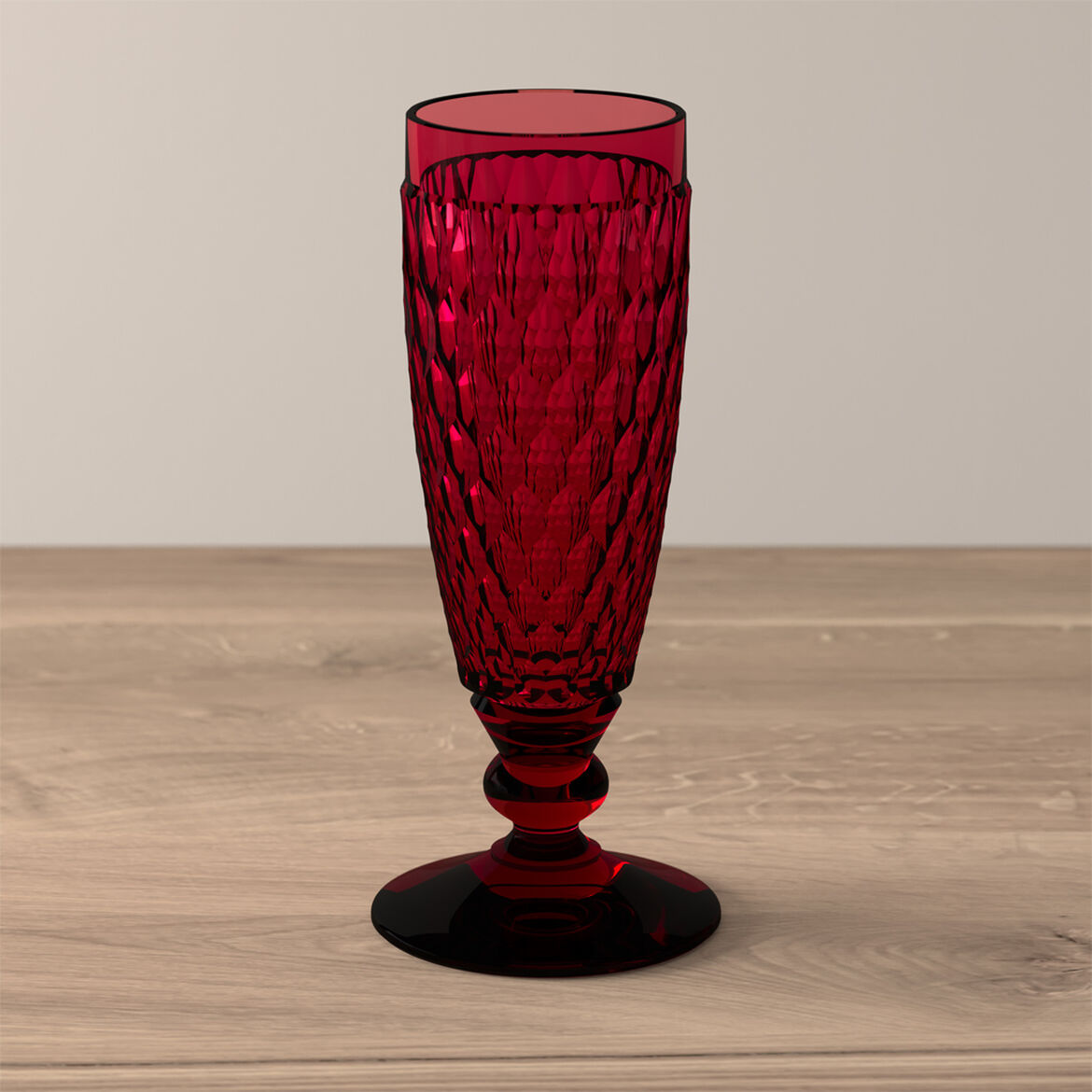 Flute spumante Villeroy & Boch Boston Coloured in cristallo rosso 145 ml