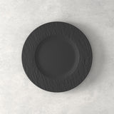 VILLEROY & BOCH Manufacture Rock Nero Set 6 Pezzi Piatto Frutta Colazione 22cm