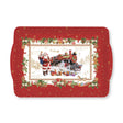 Vassoio con manici Easy Life in melamina decoro natalizio 33x22 cm