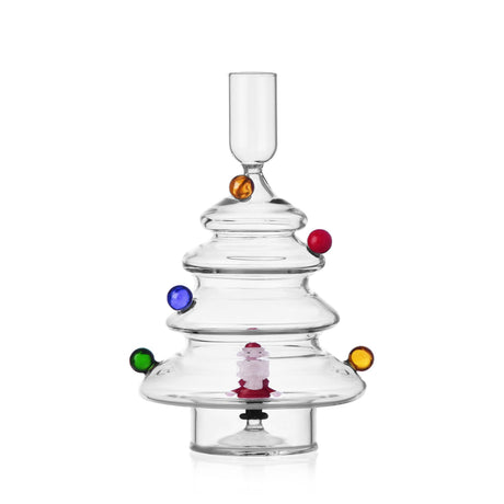 Candeliere Babbo Natale Ichendorf in vetro borosilicato 18,5 cm