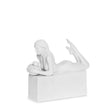 Statuetta Zodiaco Acquario Christel by Sommer in porcellana satinata 18 cm