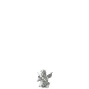 Statuina Angelo con Farfalla Rosenthal in porcellana bianca 6,5 cm