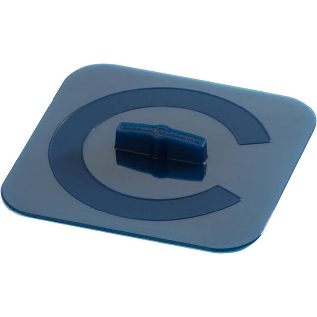 Coperchio quadrato Villeroy & Boch in silicone blu 14x14 cm