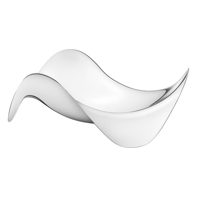 Ciotola Cobra Georg Jensen in acciaio inox lucidato a specchio 19x7 cm