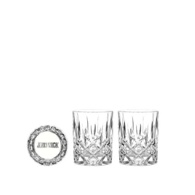 Set due bicchieri whisky Nachtmann John Wick in cristallo geometrico