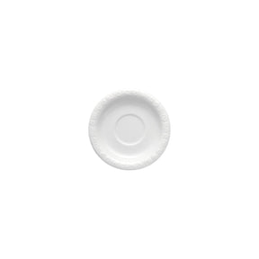 Piattino tazza espresso Rosenthal in porcellana bianca 12 cm