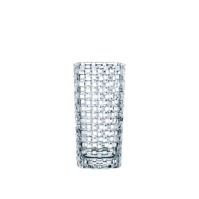Vaso Bossa Nova Nachtmann in cristallo trasparente motivo intrecciato 28 cm