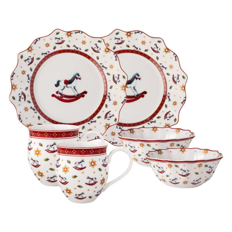 Set colazione Toy's Delight Villeroy & Boch in porcellana decorata 6 pezzi