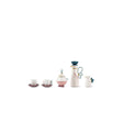 Set tazze caffè Kawki Lladrò in porcellana decorata design 29x68 cm