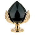Pumo Pugliese Bongelli Preziosi in marmorino nero e oro 17 cm